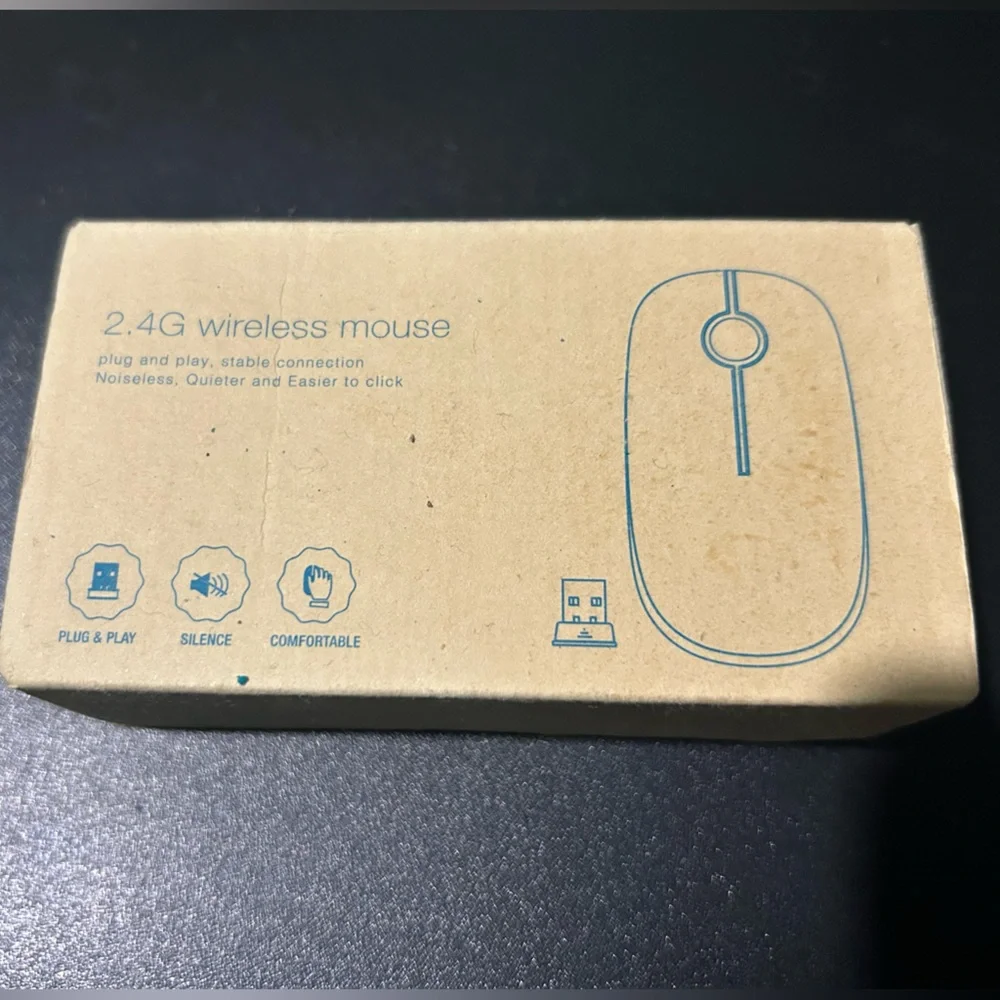 2.4G Wireless White Mouse
